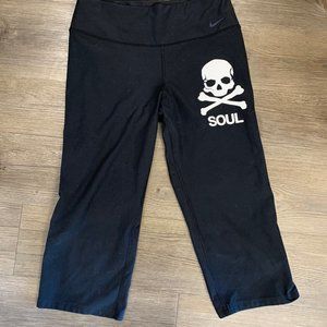 Nike x SoulCycle Cropped Black Leggings Size Mediu